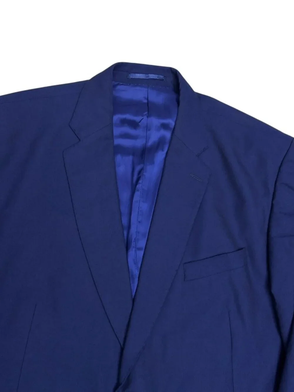 CHARLES TYRWHITT WOOL Blazer Sport Coat Blue Business Formal Jacket Mens 48L
